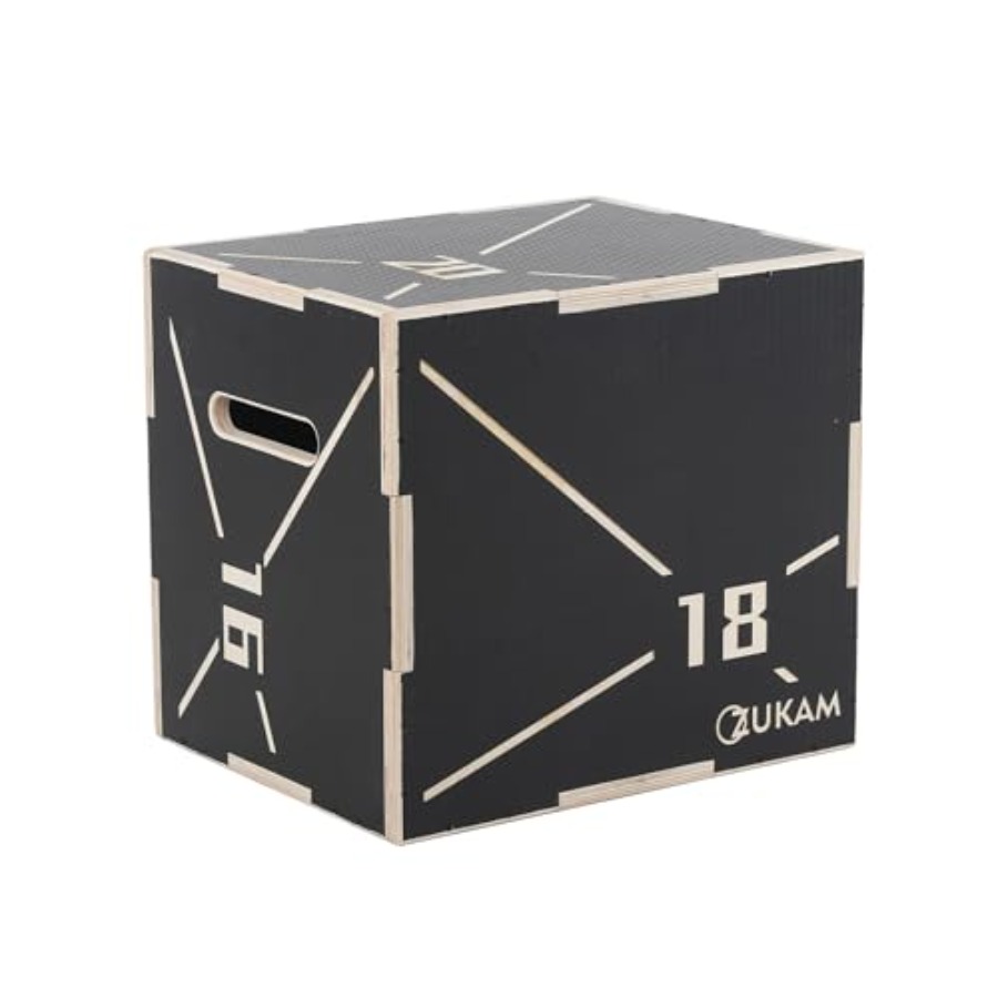 Plyo Jump Box - Antislip houten plyometrische jumpbox 3-in-1 houten