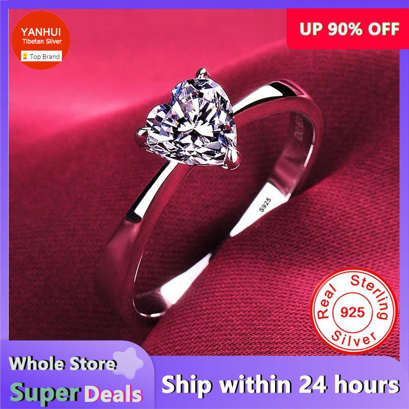 Fitness Tracker Band - Dames romantische hartring cadeau-sieraden, 100% gecertificeerd