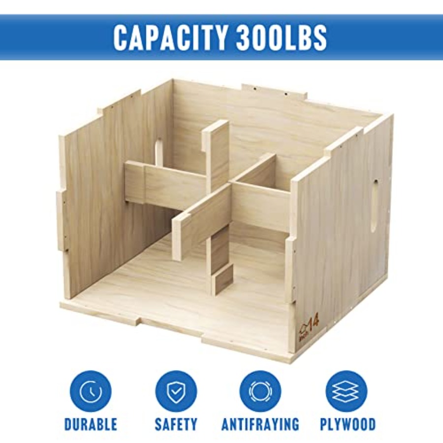 3-in-1 houten plyobox voor jum - Plyo Jump Box recensie en prijs