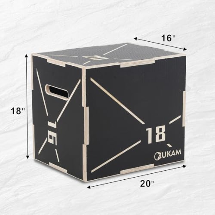 Antislip houten plyometrische  - Plyo Jump Box recensie en prijs