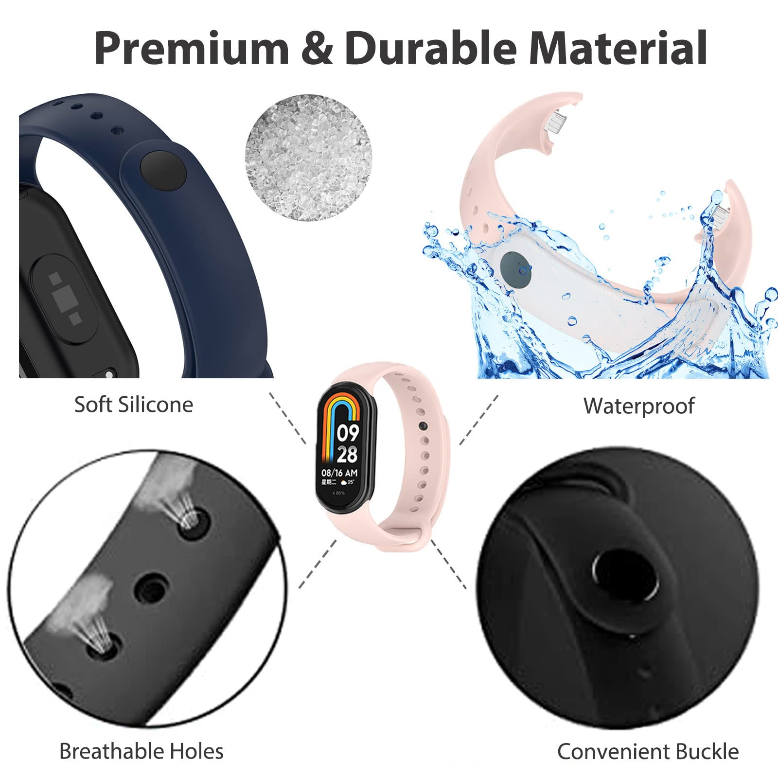 Armband Voor Mi Band 8 Band Si - Fitness Tracker Band recensie en prijs