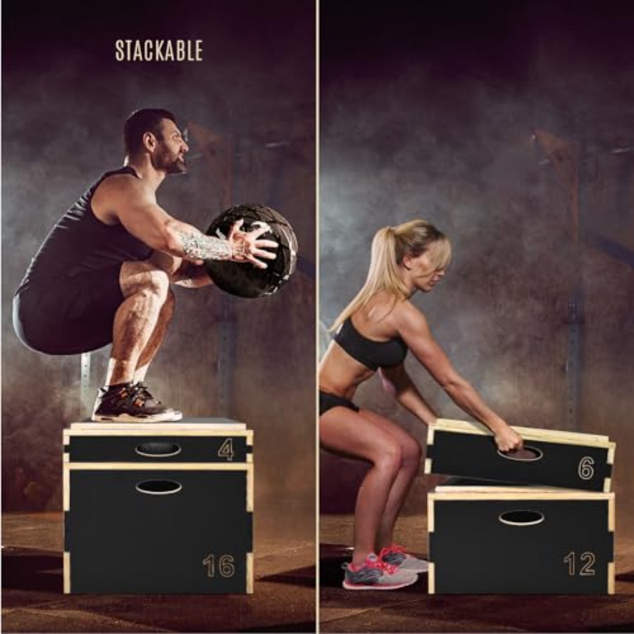 3-in-1 houten plyobox voor spr - Plyo Jump Box recensie en prijs