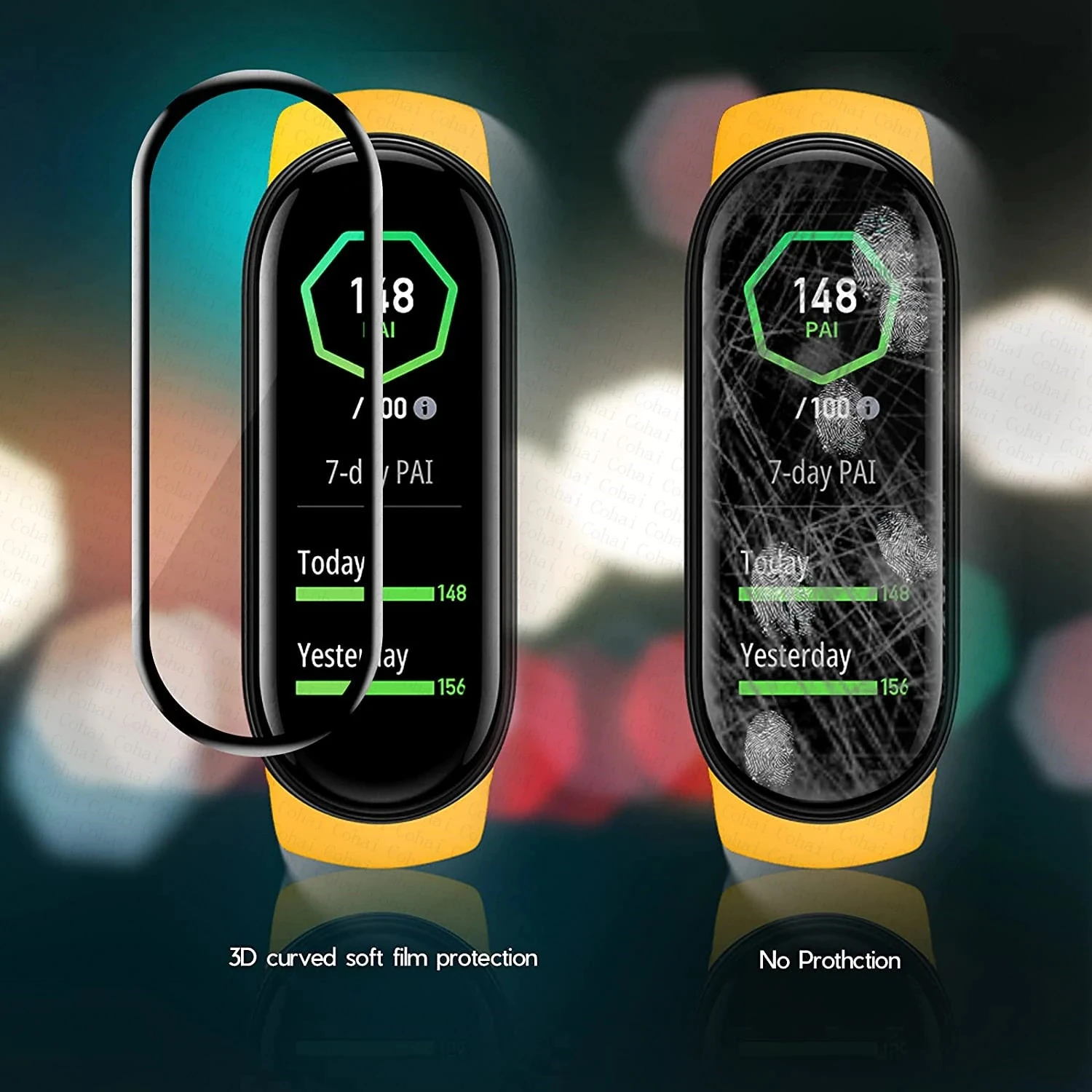 9D-beschermfolie voor Xiaomi M - Fitness Tracker Band recensie en prijs