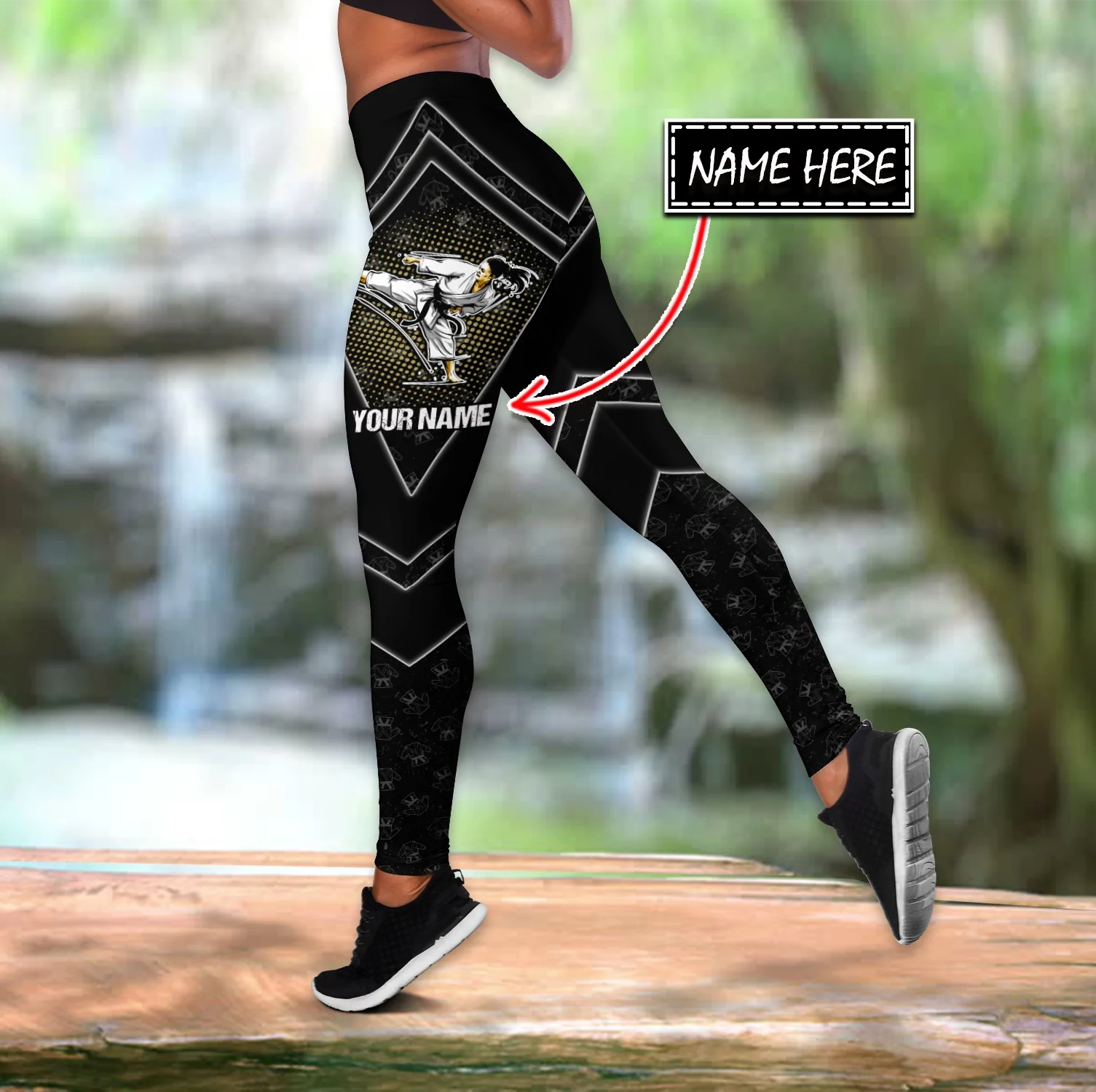 Aanpassen Naam Karate 3D Gedru - Yoga Fitness Name recensie en prijs